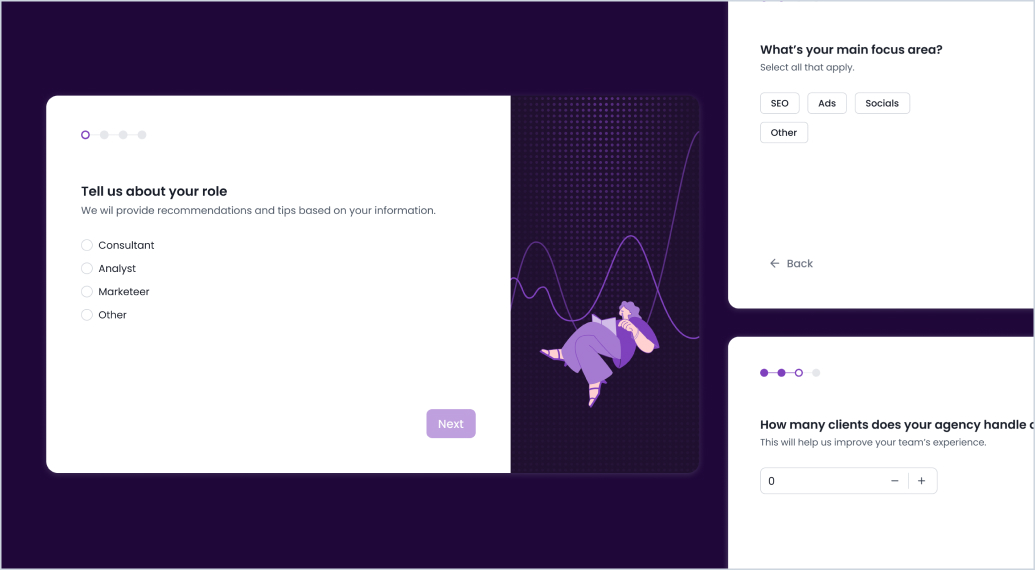 Unused questionnaire screen