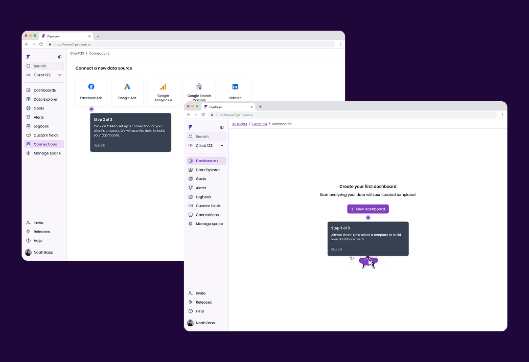 Repetitive setup flow