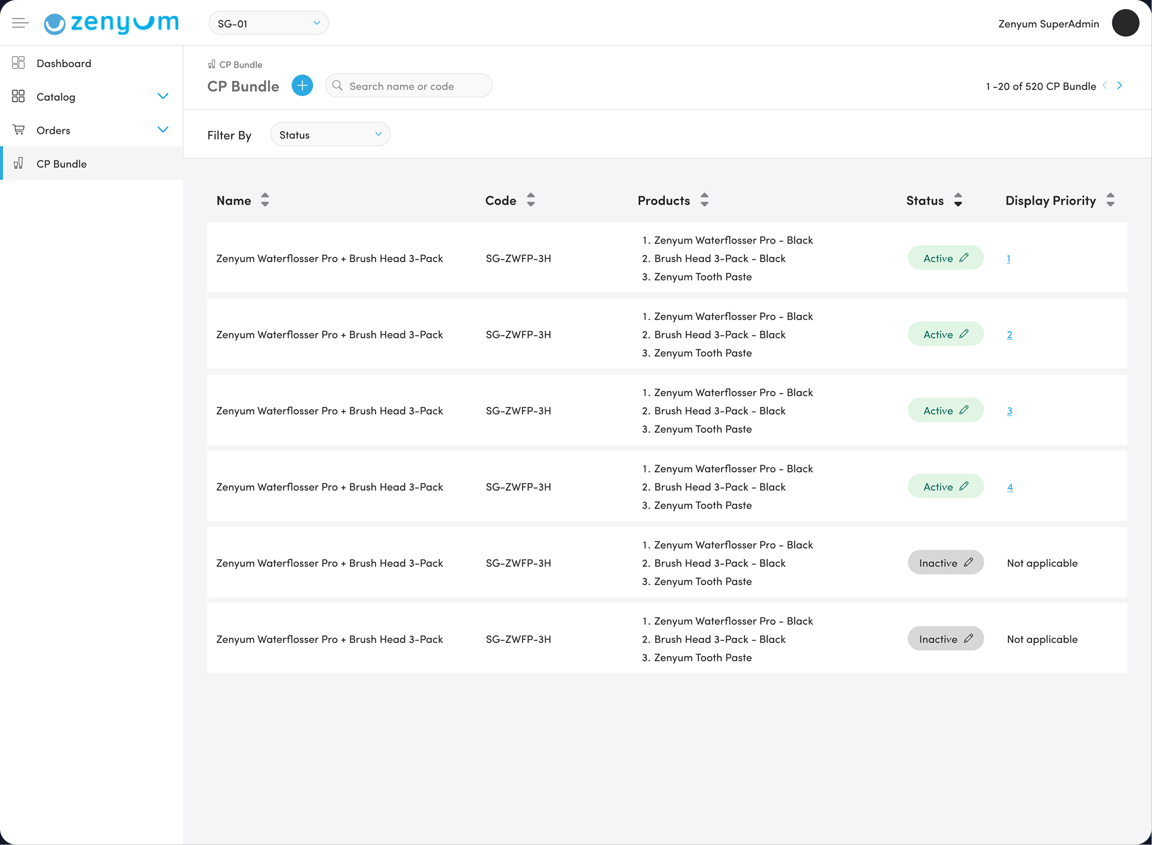 WMS CP Bundle interface